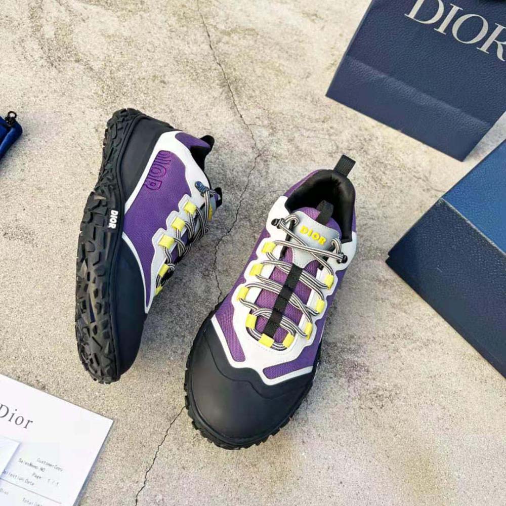 Dior Men Diorizon Hiking Shoe Black Technical Mesh and Rubber - image 4