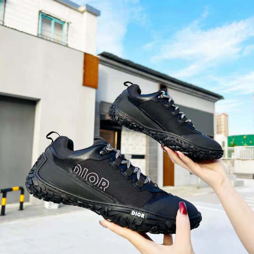 Dior Men Diorizon Hiking Shoe Purple Technical Mesh with Black Rubber - image 5