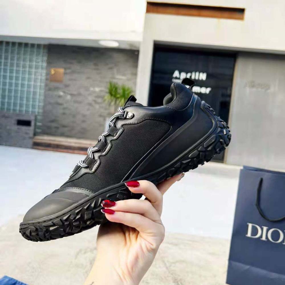 Dior Men Diorizon Hiking Shoe Purple Technical Mesh with Black Rubber - image 8