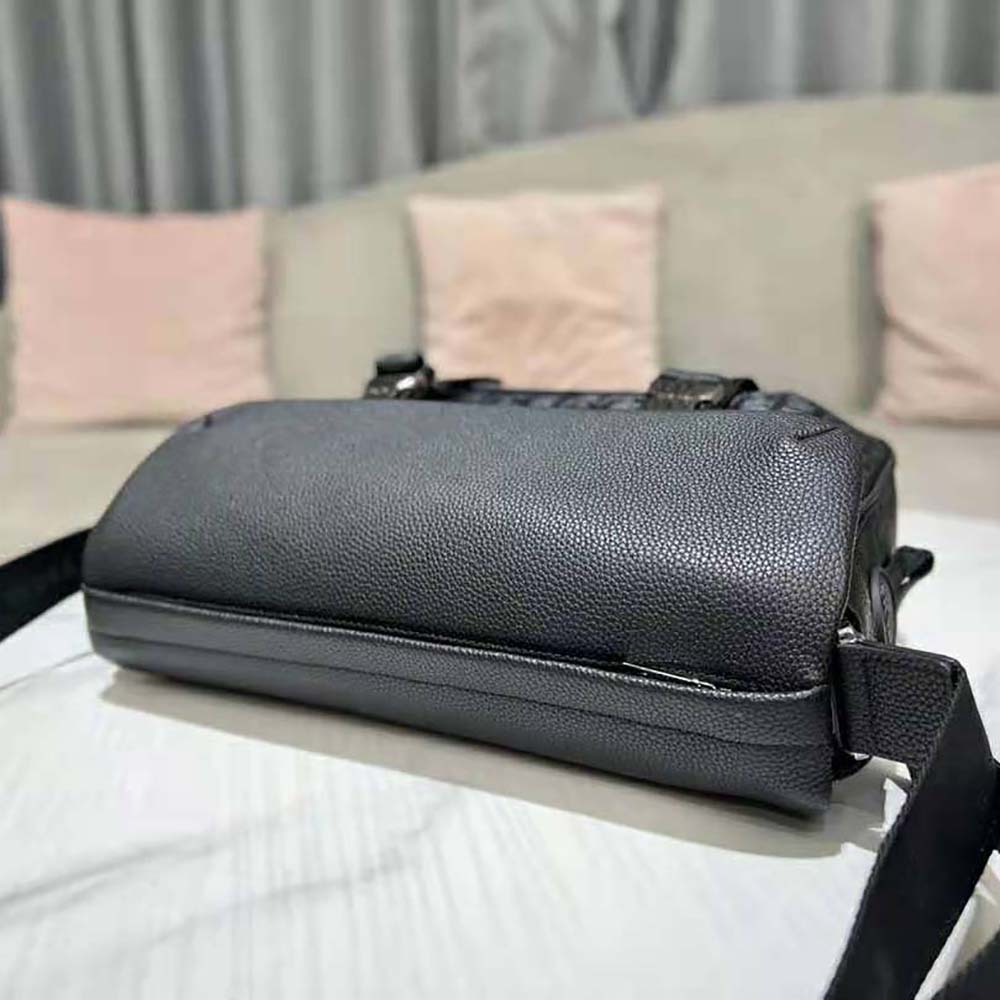 Dior Men Explorer Messenger Bag Black Dior Oblique Mirage Technical Fabric and Grained Calfskin - image 5
