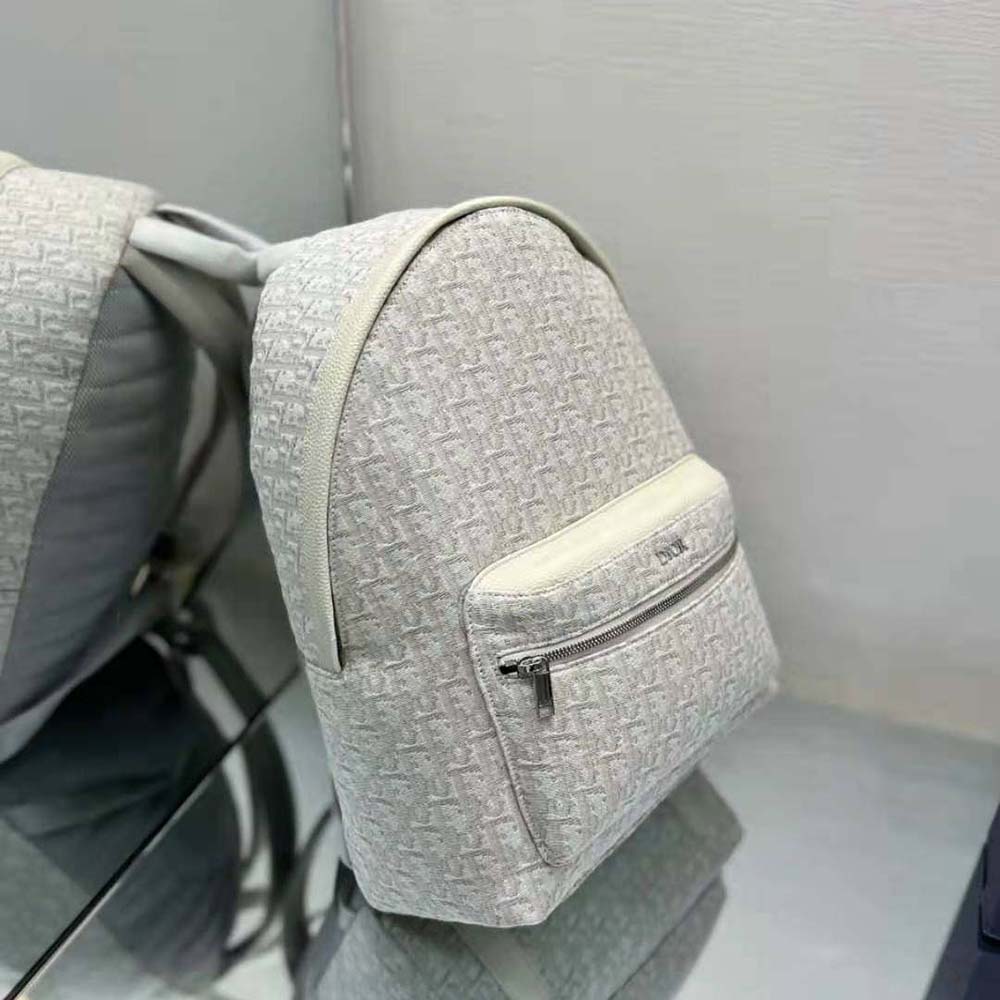 Dior Men Rider Backpack Beige Dior Oblique Jacquard - image 5