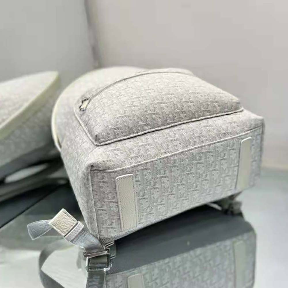 Dior Men Rider Backpack Beige Dior Oblique Jacquard - image 7