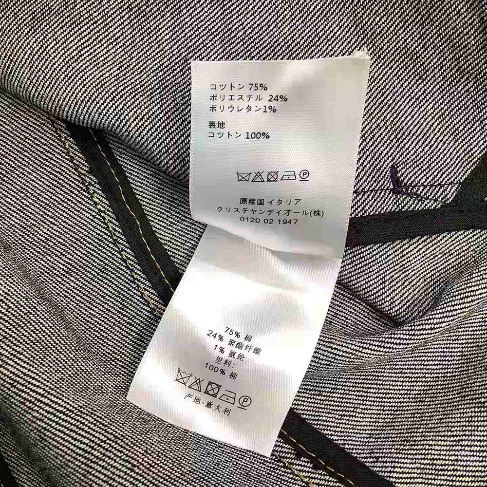 Dior Women Brandenburg Fitted Jacket Blue Cotton Denim - image 7