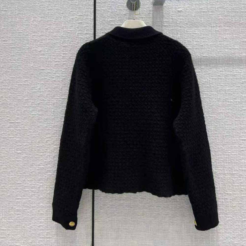 Side angle of Dior Women Cropped Jacket emphasizing tailored silhouette
