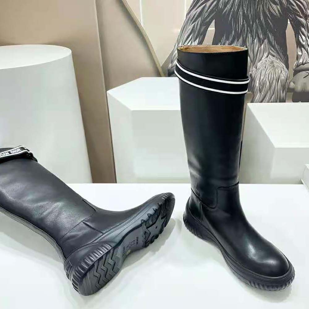 Dior Women D-Racer Boot Black Calfskin - image 8