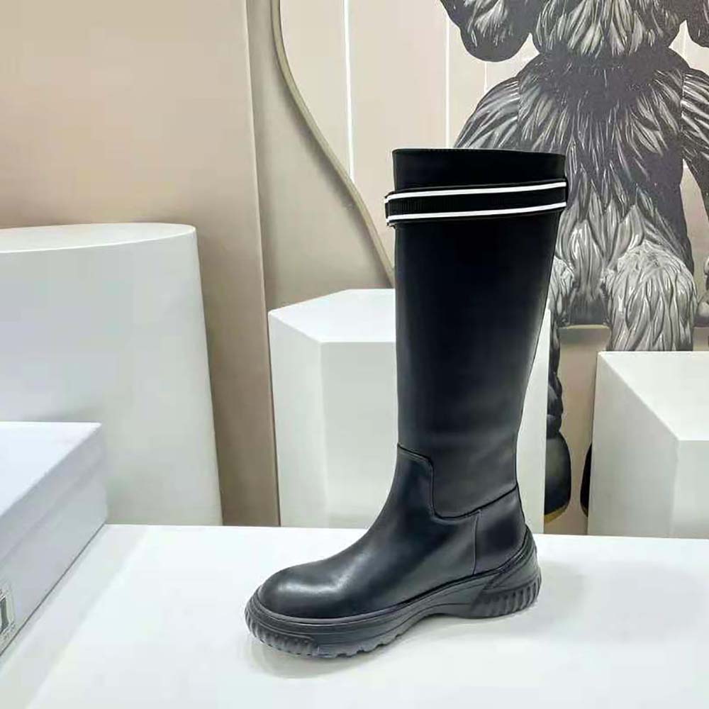 Dior Women D-Racer Boot Black Calfskin - image 10