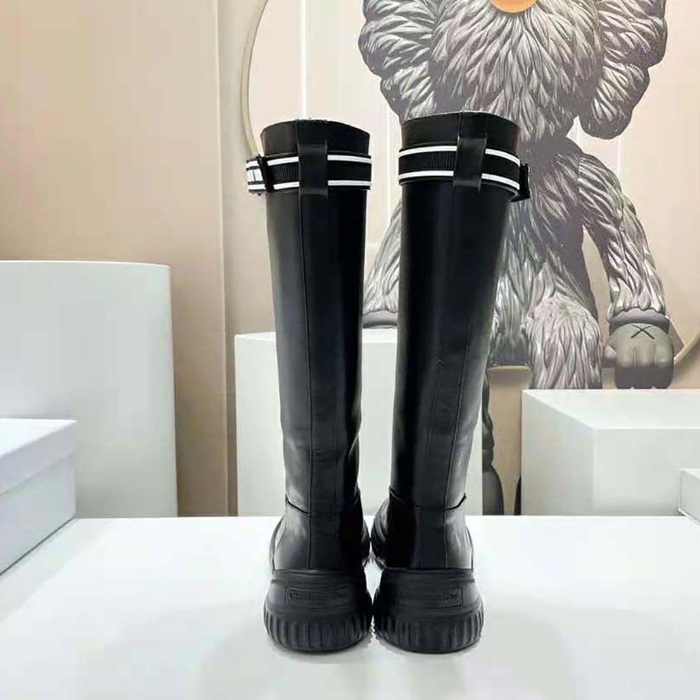 Dior Women D-Racer Boot Black Calfskin - image 5