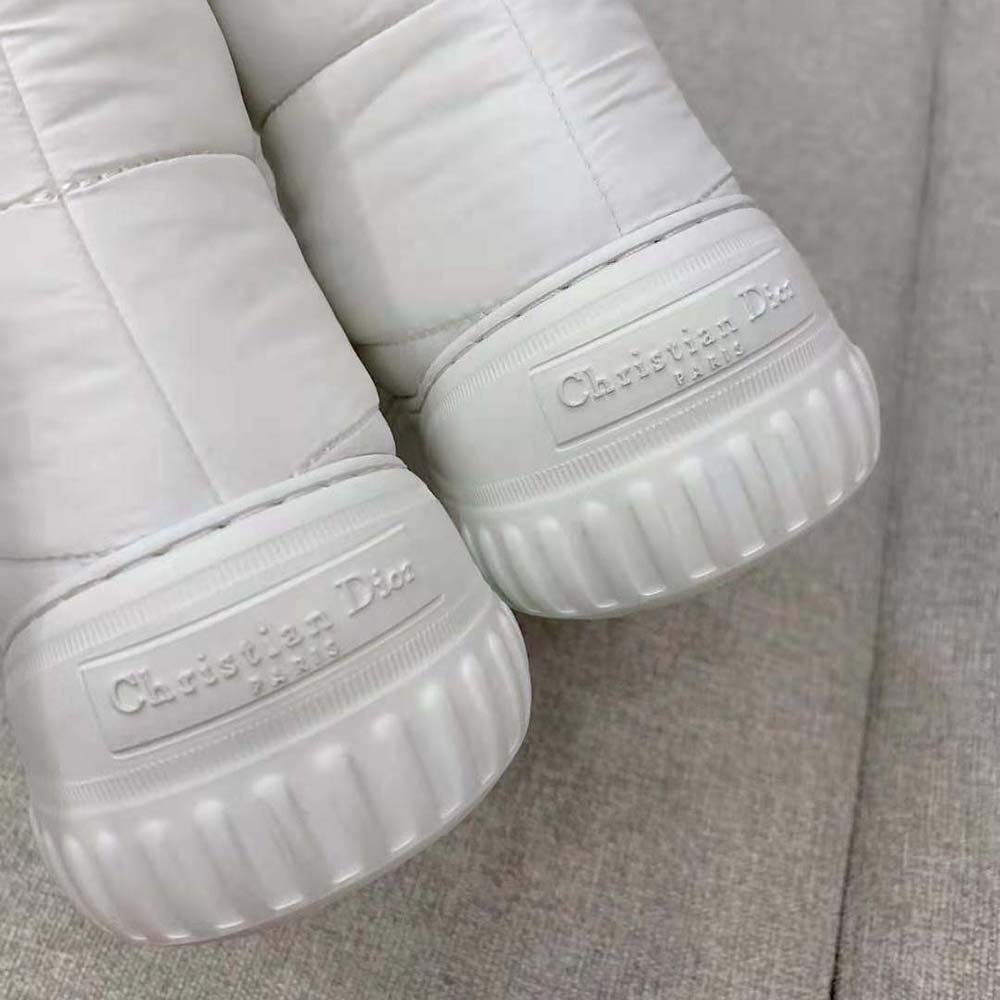 Dior Women Dior Frost Ankle Boot White Quilted Nylon and Shearling - image 7
