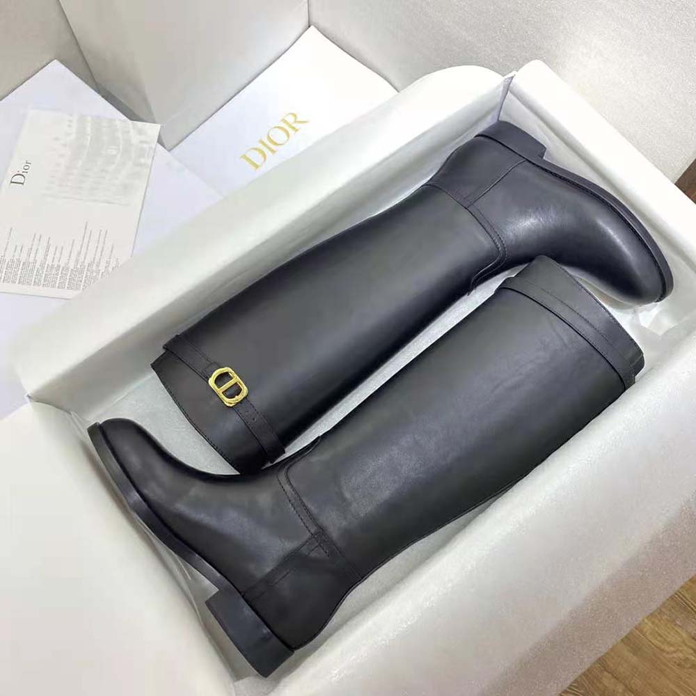 Dior Women Empreinte Boot Black Calfskin - image 6