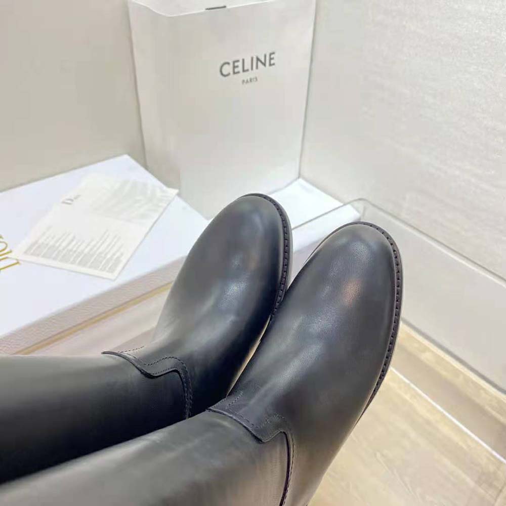 Dior Women Empreinte Boot Black Calfskin - image 9