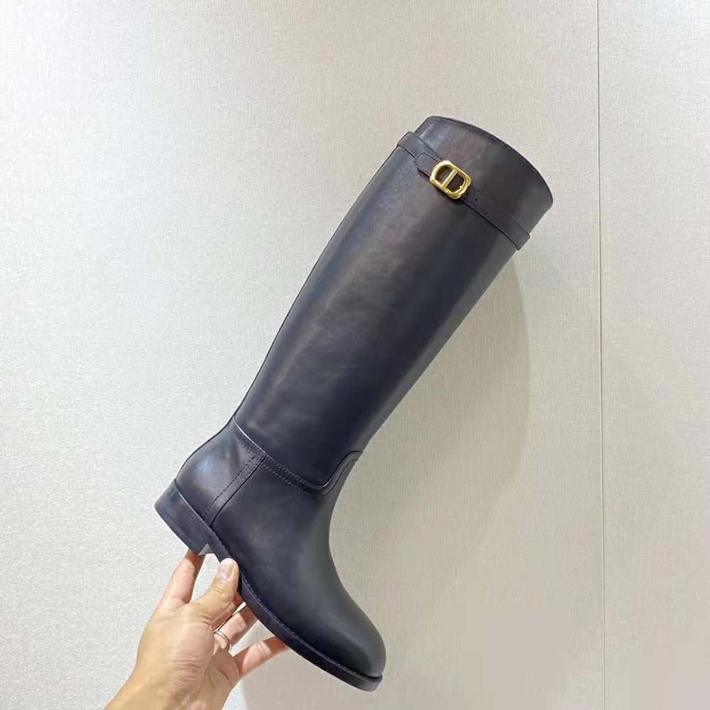Dior Women Empreinte Boot Black Calfskin - image 7