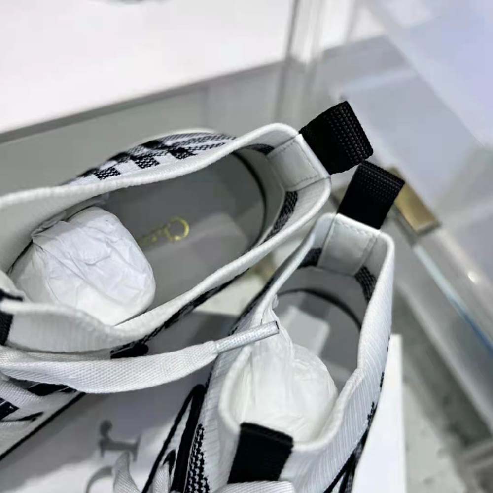 Dior Women Walk’N’Dior Sneaker Black and White Check’n’Dior Technical Mesh - image 8