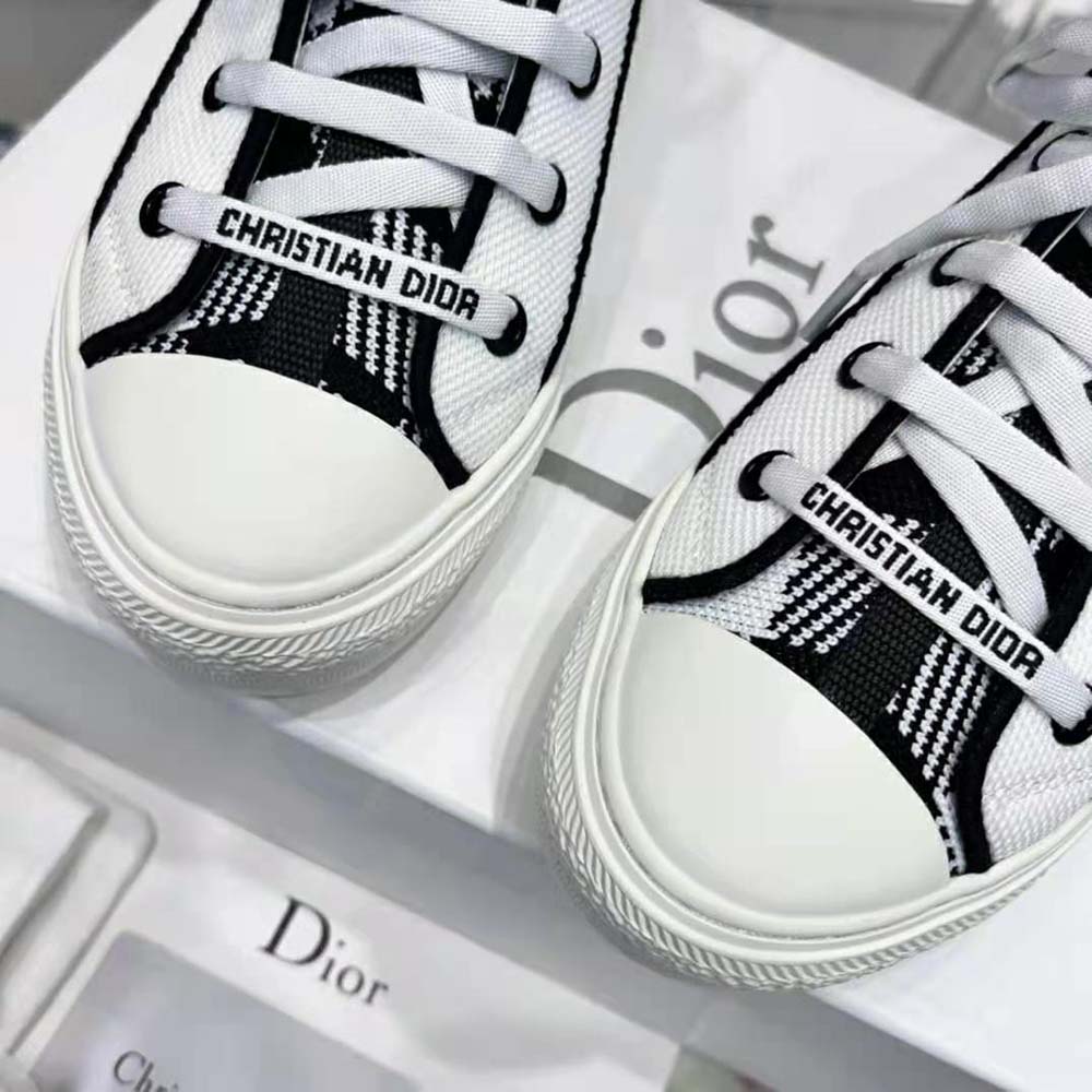 Dior Women Walk’N’Dior Sneaker Black and White Check’n’Dior Technical Mesh - image 7