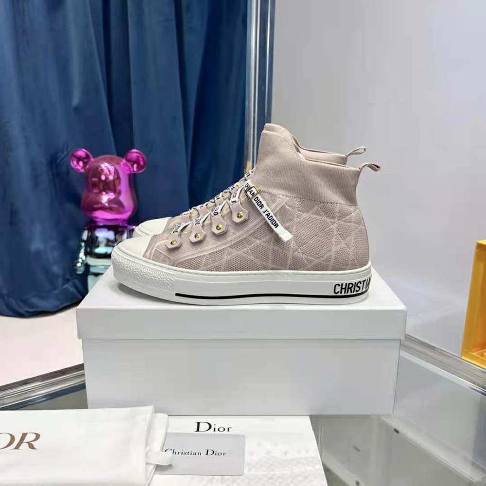 Dior Women Walk’N’Dior Sneaker Nude Macrocannage Technical Mesh - image 4