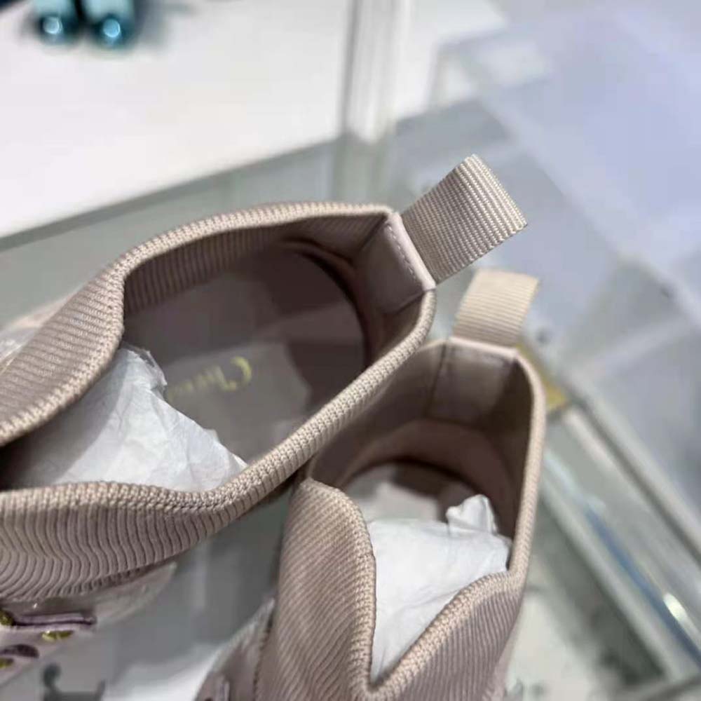 Dior Women Walk’N’Dior Sneaker Nude Macrocannage Technical Mesh - image 6