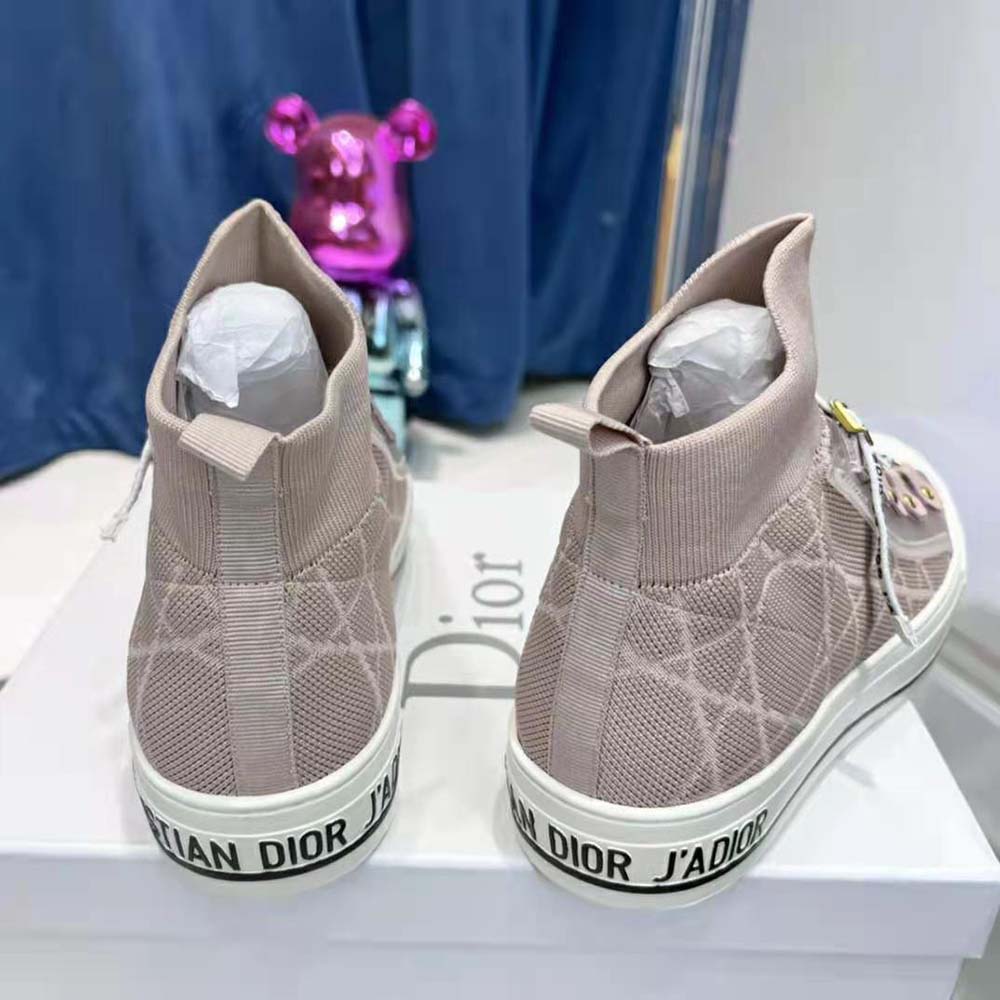 Dior Women Walk’N’Dior Sneaker Nude Macrocannage Technical Mesh - image 10