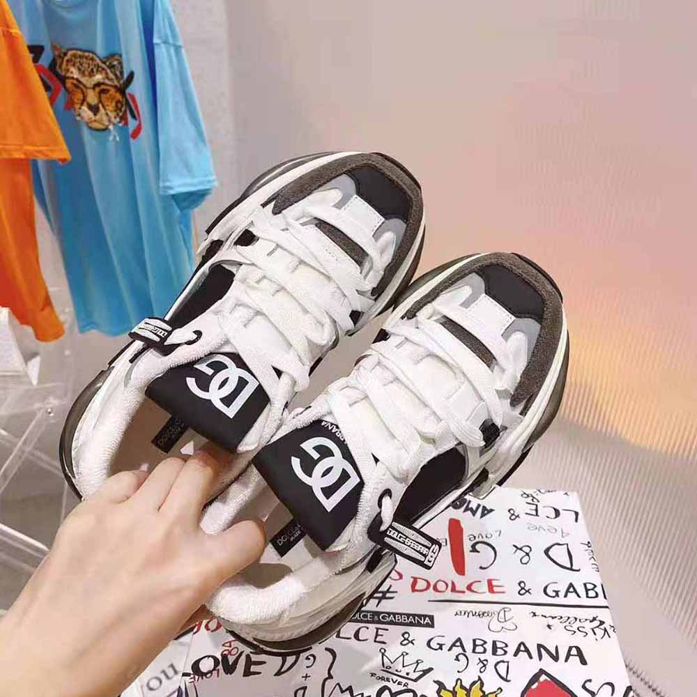 Dolce Gabbana D&G Unisex Mixed-Material Airmaster Sneakers - image 4