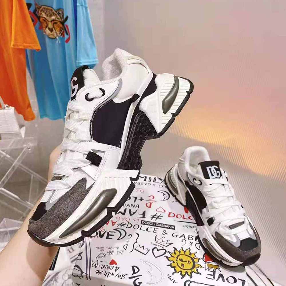 Dolce Gabbana D&G Unisex Mixed-Material Airmaster Sneakers - image 5