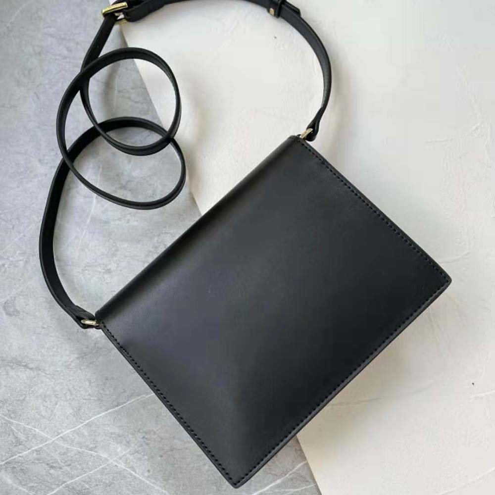 Dolce Gabbana D&G Women Calfskin DG Logo Bag Crossbody Bag-Black - image 4