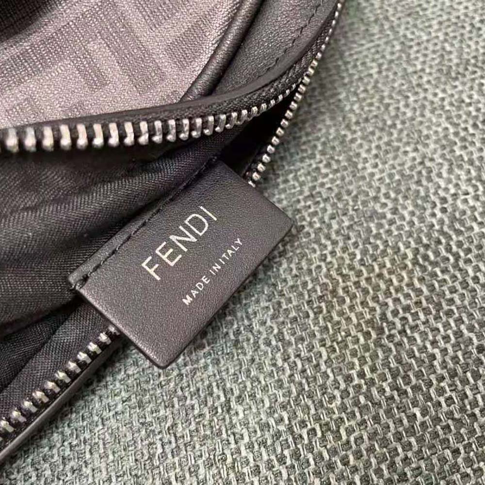 Fendi Men Camera Case Black FF Fabric Bag - image 8