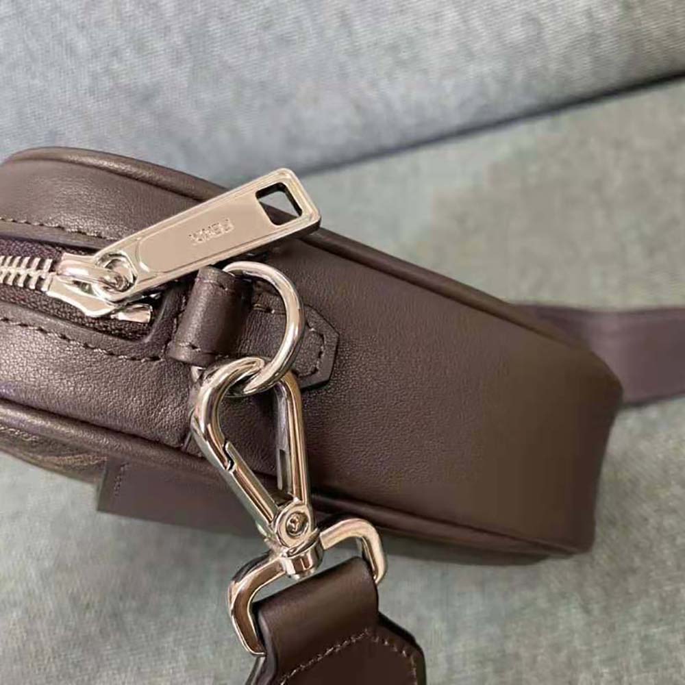 Fendi Men Camera Case Brown FF Fabric Bag - image 8