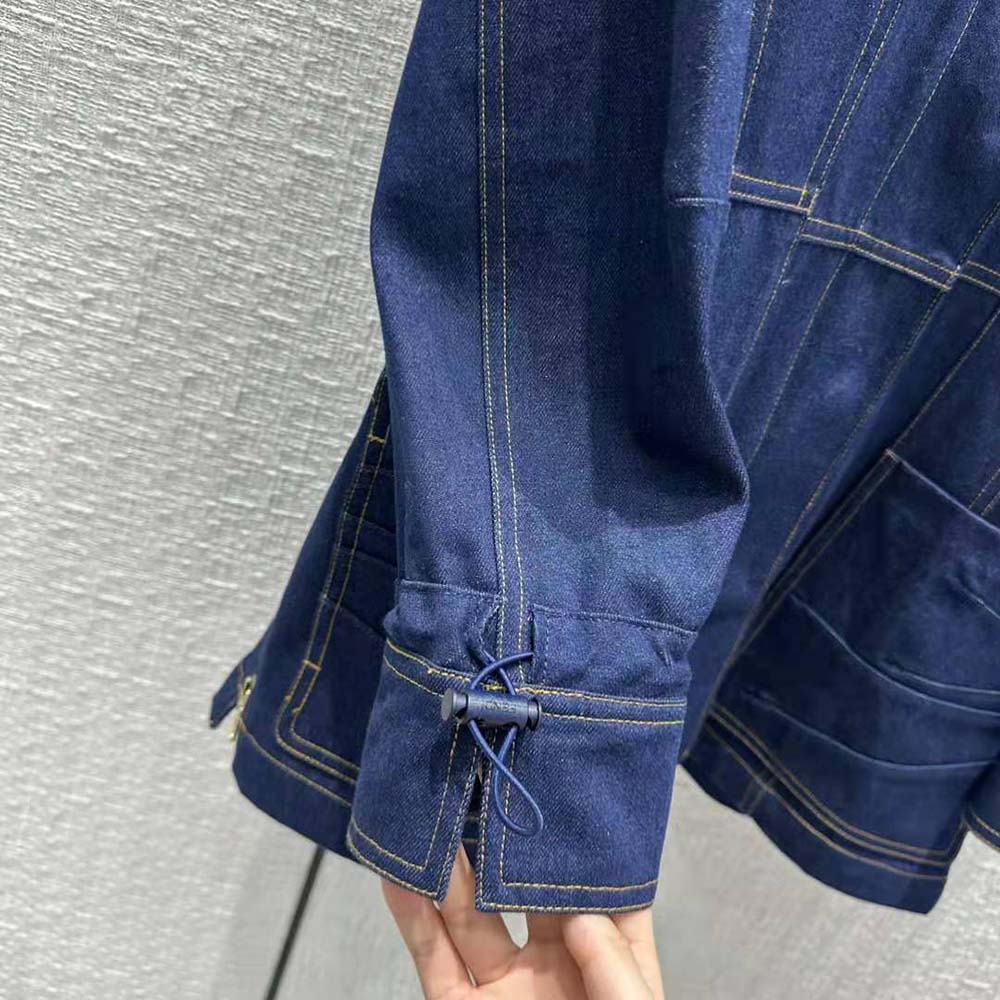 Fendi Women Blue Denim Jacket - image 9