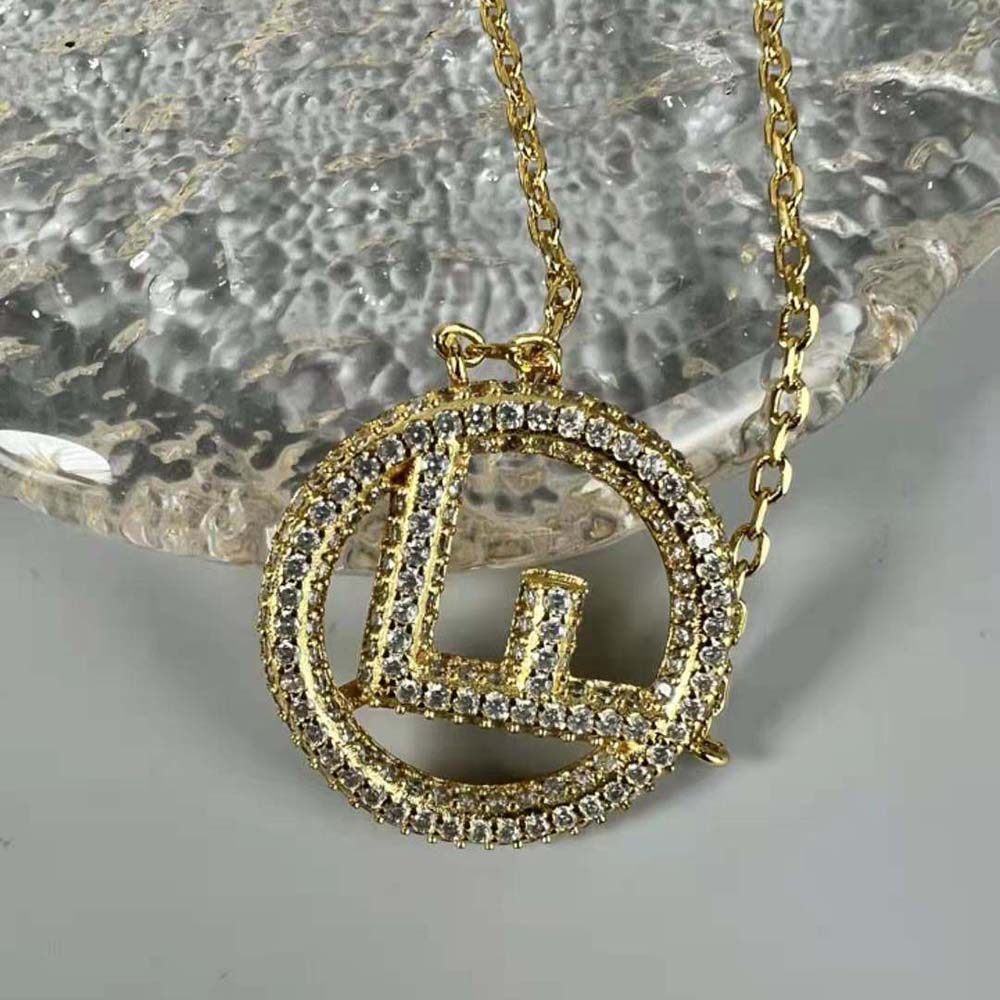 Fendi Women F Is Fendi Necklace Gold-colored Necklace - image 5