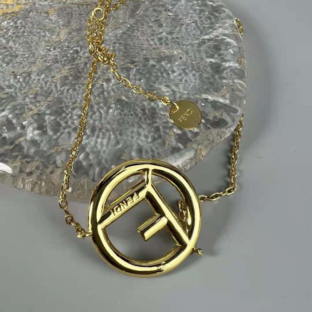Fendi Women F Is Fendi Necklace Gold-colored Necklace - image 6