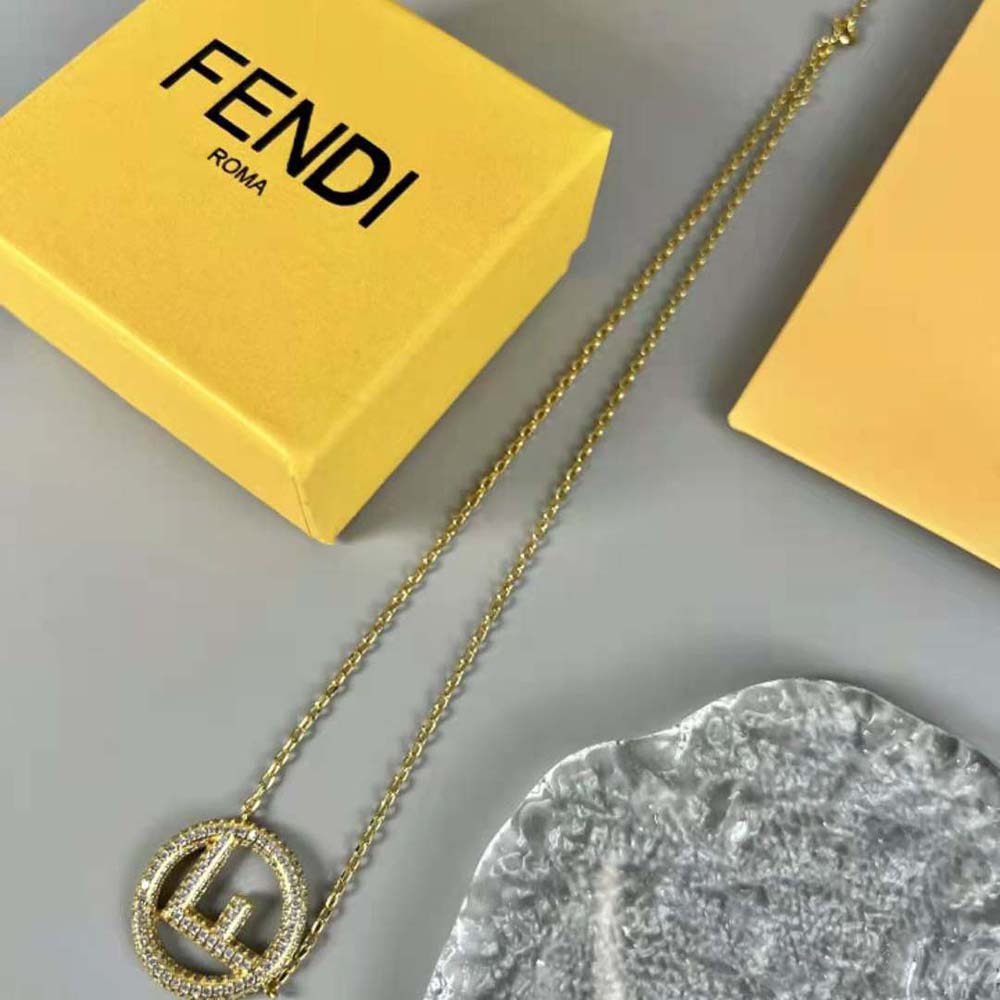 Fendi Women F Is Fendi Necklace Gold-colored Necklace - image 4