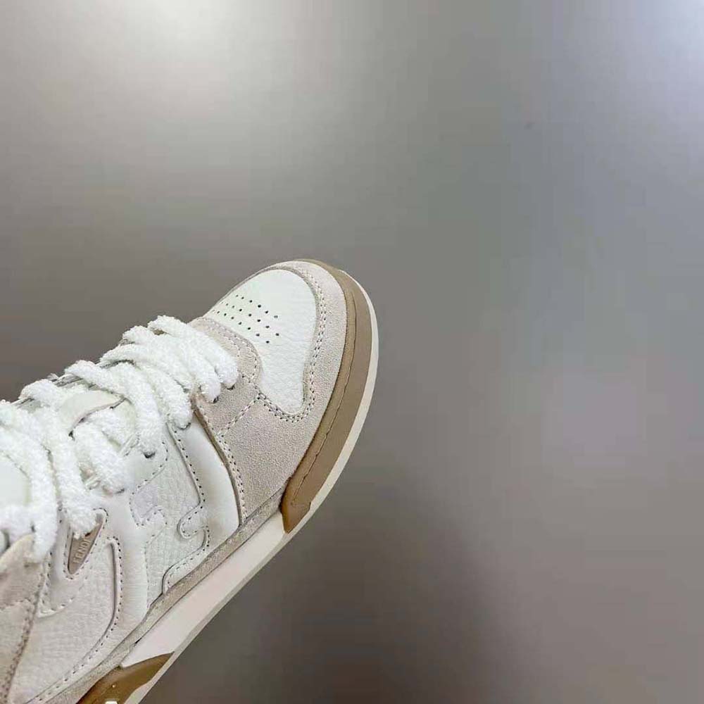Fendi Women Fendi Match White Leather High-Tops - image 10