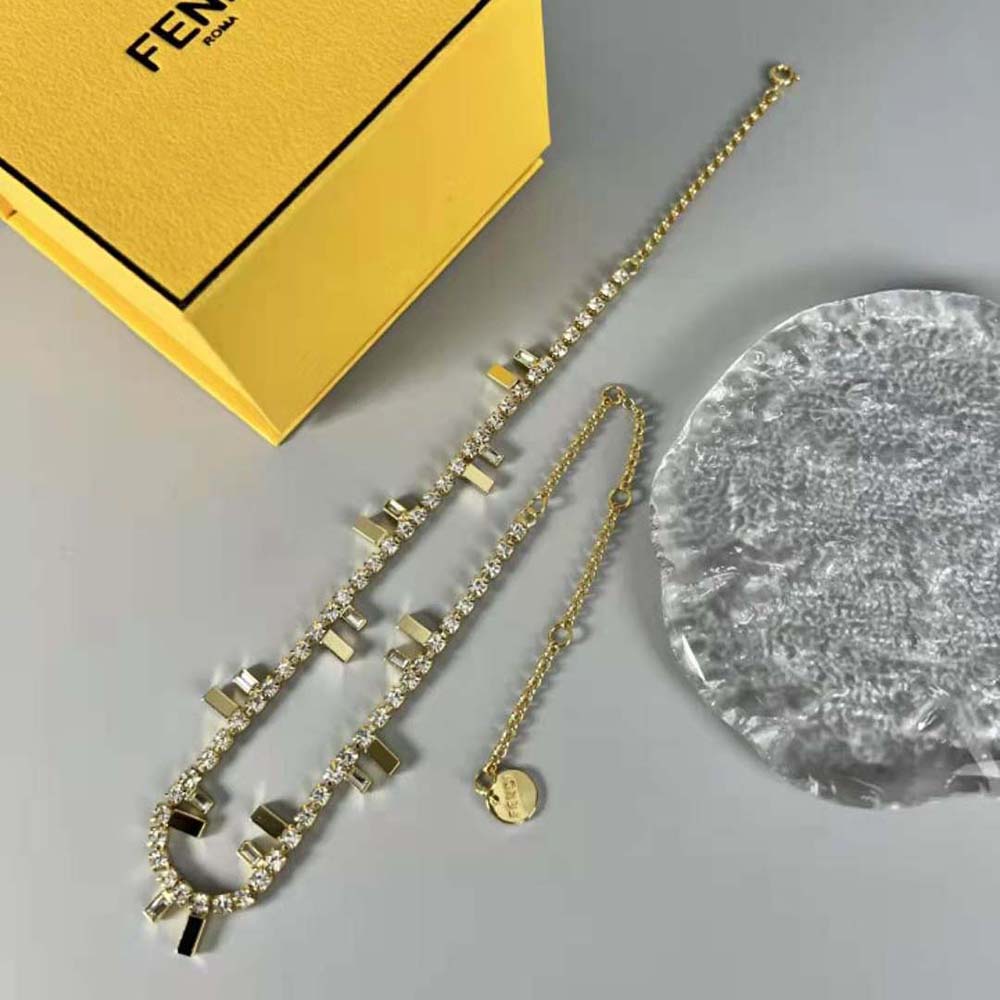 Fendi Women First Choker Gold-colored Choker - image 6