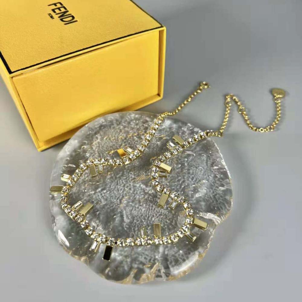 Fendi Women First Choker Gold-colored Choker - image 4