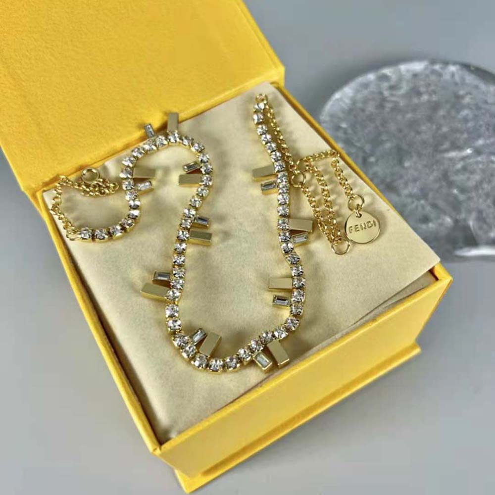 Fendi Women First Choker Gold-colored Choker - image 5