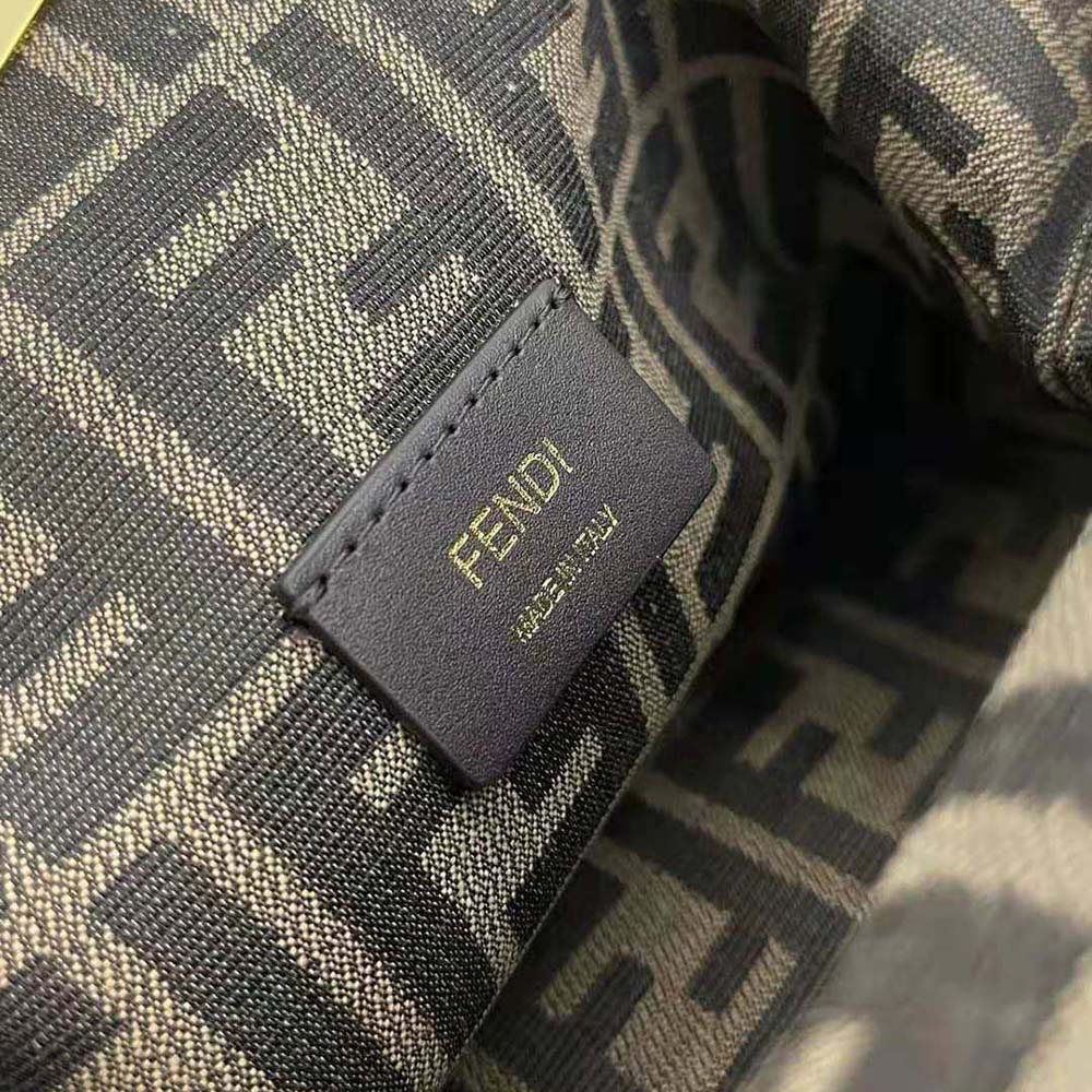 Fendi Women First Small White Mohair Wool Bag - image 10