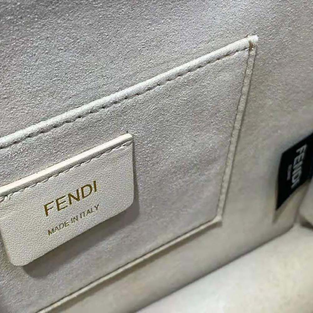 Fendi Women Kan I Black Leather Bag-Black - image 10
