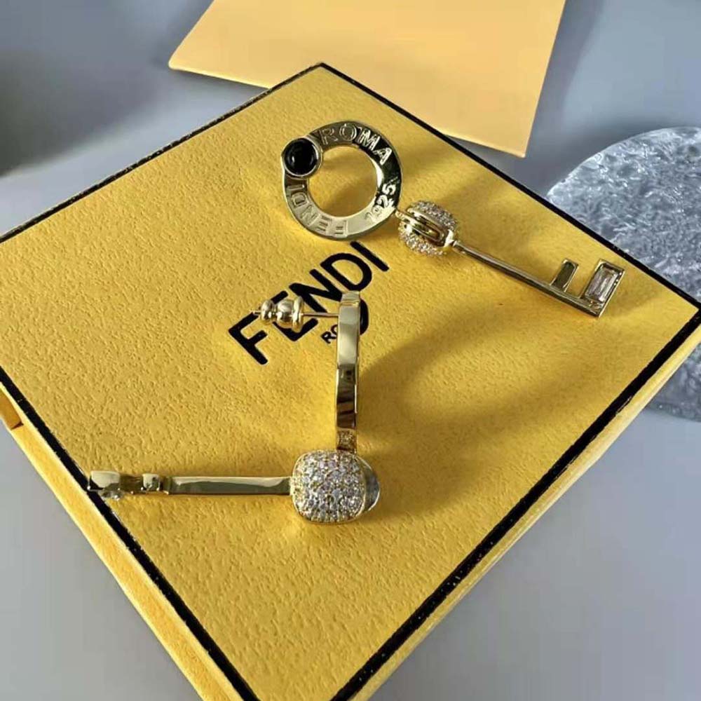 Fendi Women Master Key Earrings Gold-Colored Earrings - image 7