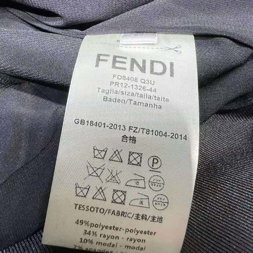 Fendi Women Tech Fabric Sweater Black Tech Fabric Sweater - image 7