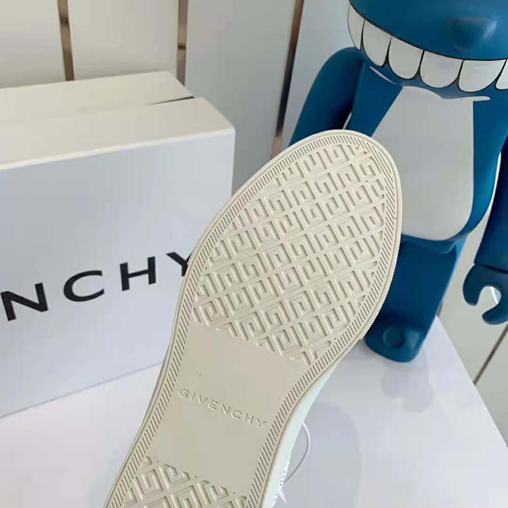 Givenchy Unisex Sneakers in 4G Perforated Leather-White - image 10