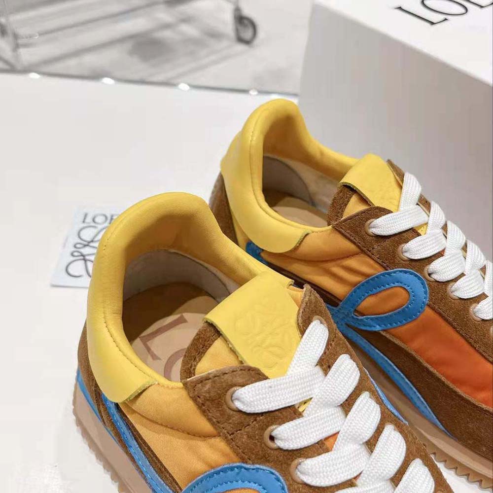 Loewe Men Flow Runner in Nylon and Suede - image 7