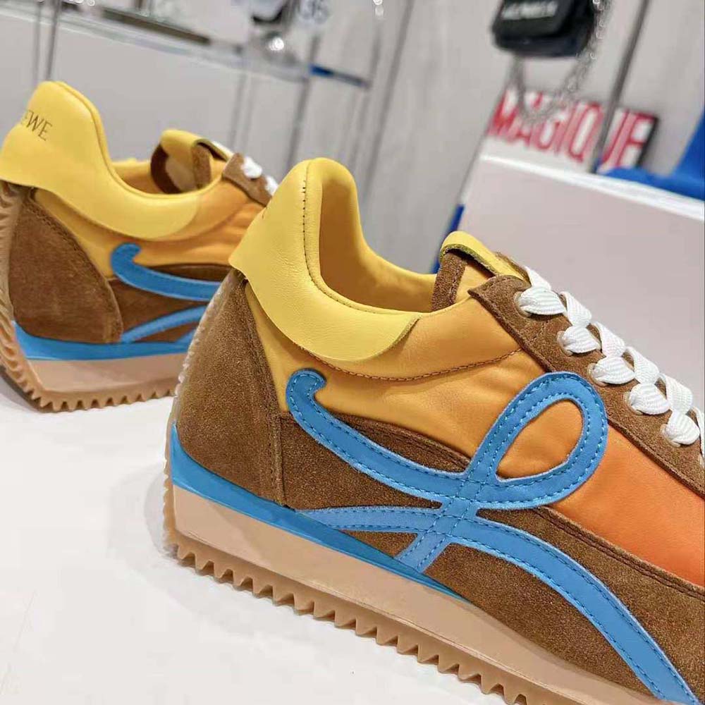 Loewe Men Flow Runner in Nylon and Suede - image 8