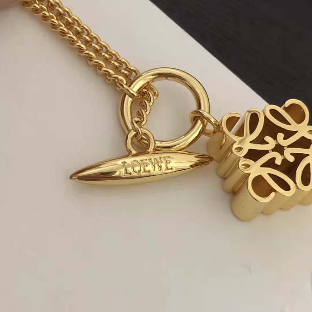 Loewe Women Anagram Pendant in Sterling Silver - image 10