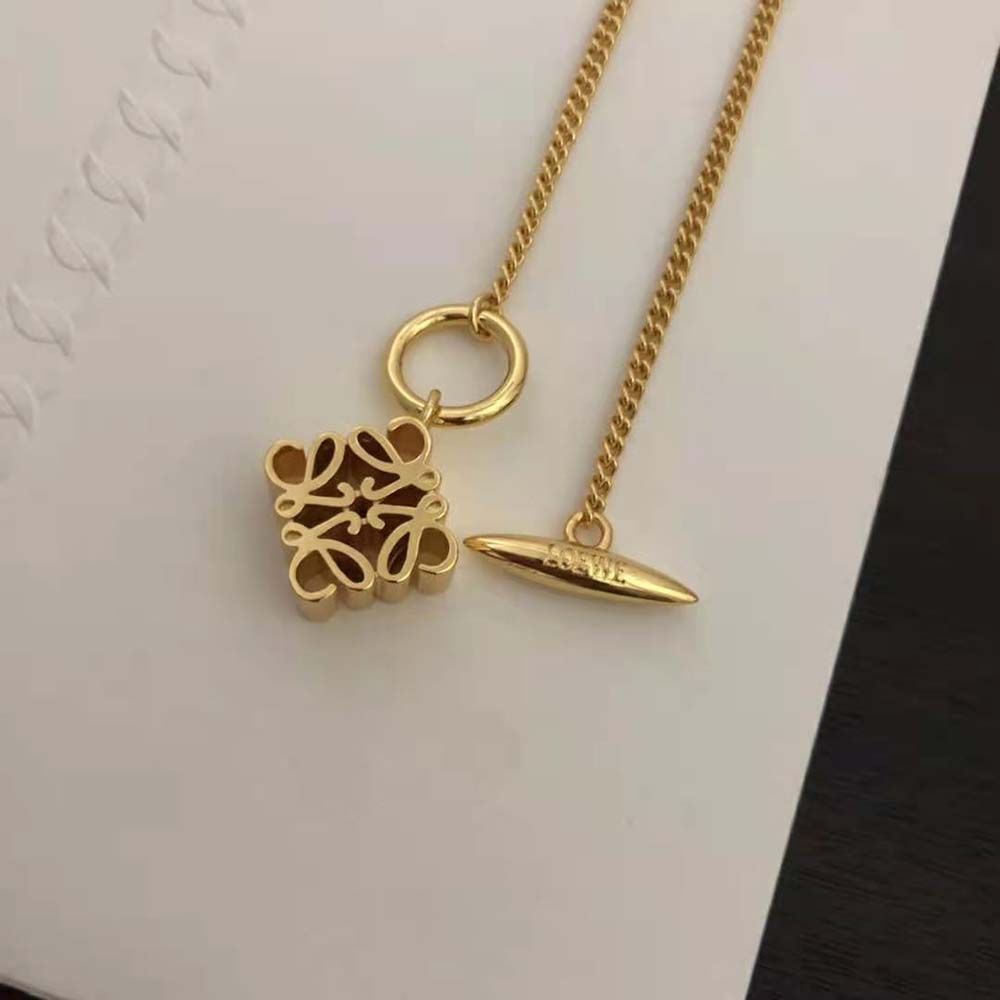 Loewe Women Anagram Pendant in Sterling Silver - image 6