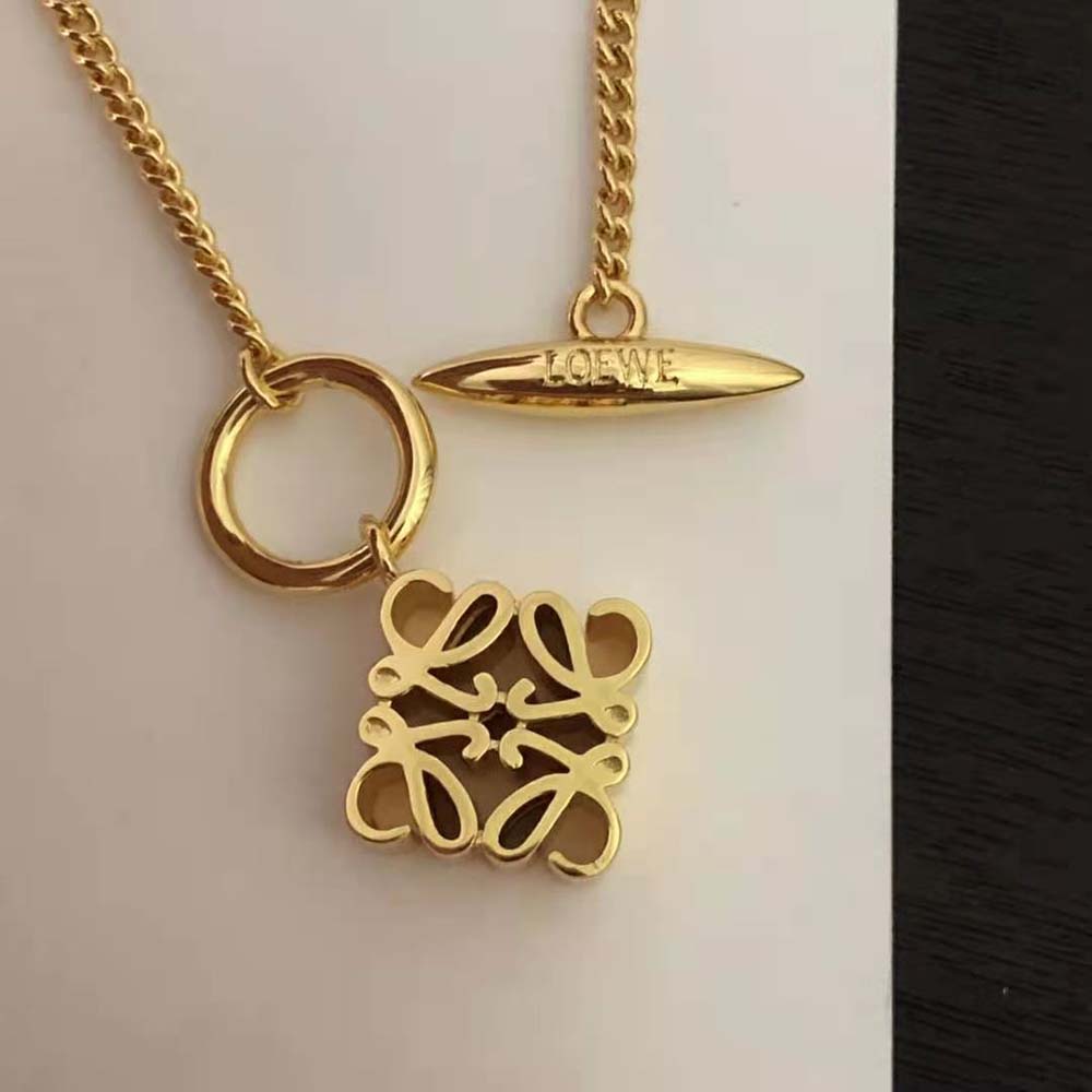 Loewe Women Anagram Pendant in Sterling Silver - image 4