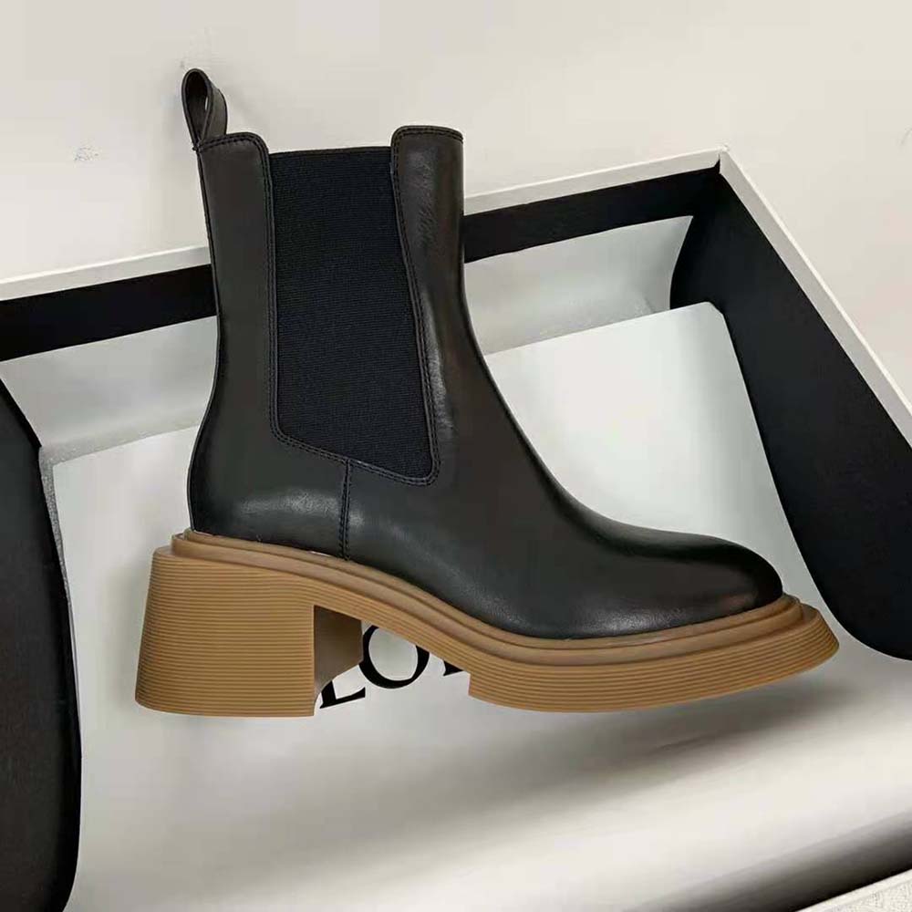 Loewe Women Chelsea Boot in Calfskin-Black - image 7