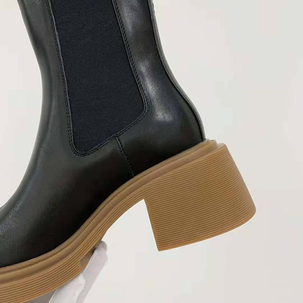 Loewe Women Chelsea Boot in Calfskin-Black - image 9