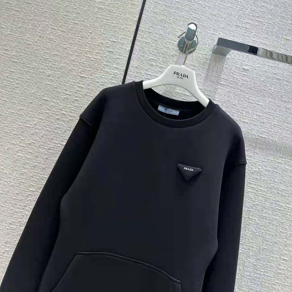 Prada Women Cotton Fleece Mini-Dress - image 4