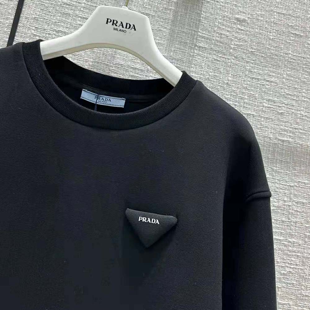 Prada Women Cotton Fleece Mini-Dress - image 5