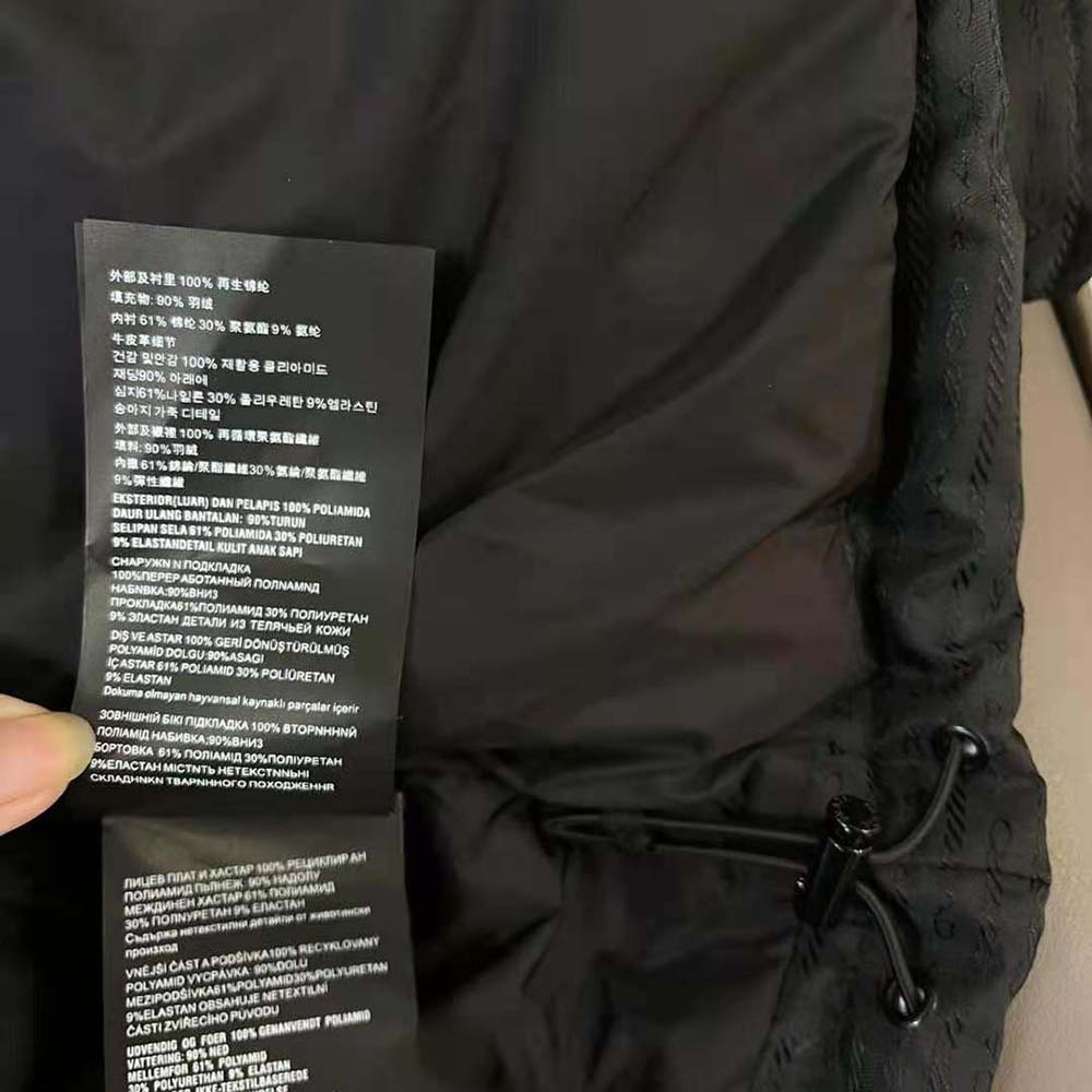 Prada Men Re-Nylon Hooded Down Jacket-Black - image 10