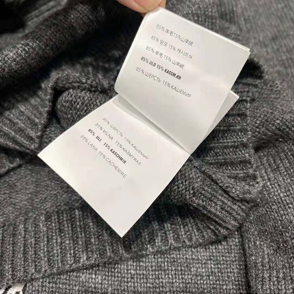 Prada Women Cashmere and Wool Sweater-Silver - image 9