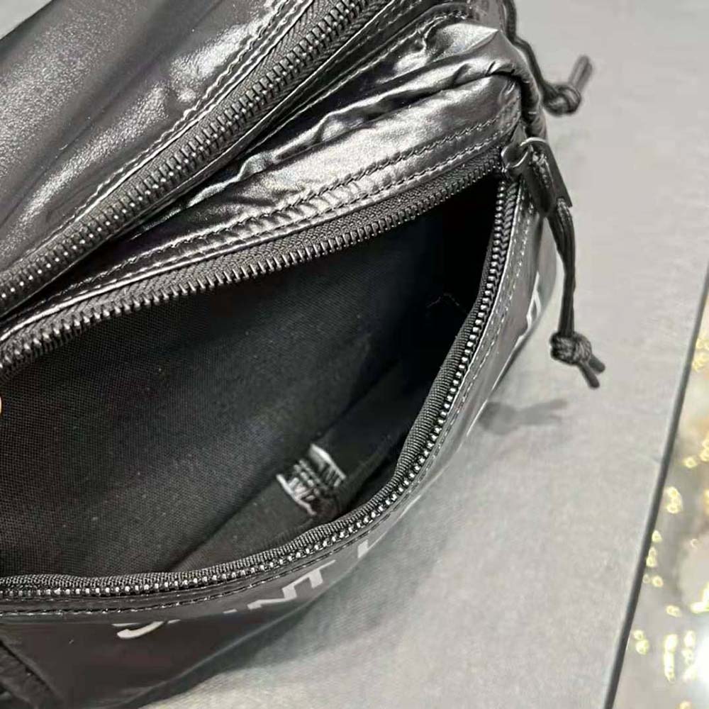 Saint Laurent YSL Men Nuxx Crossbody Bag in Nylon-Black - image 8